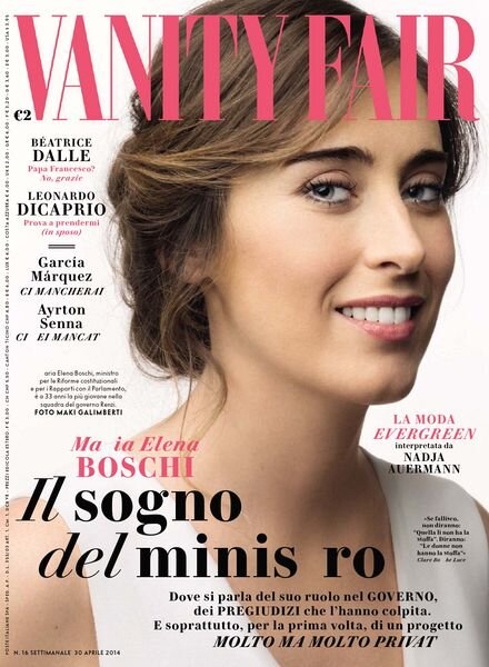 Vanity Fair Italia – 30 Aprile 2014