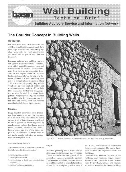 Building Boulder Stone Walls