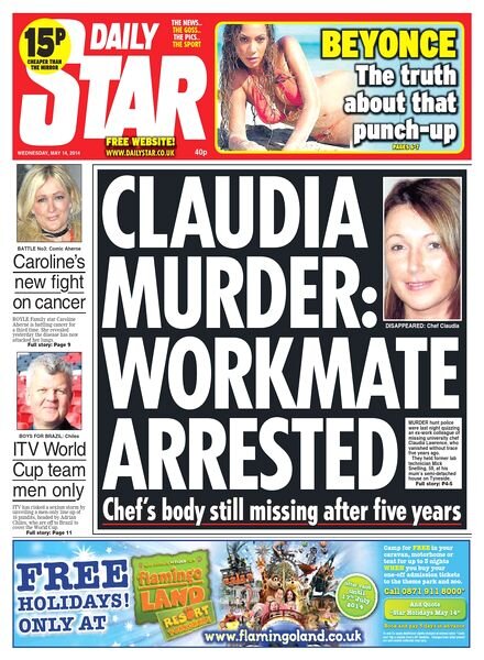 DAILY STAR — Wednesday, 14 May 2014