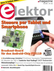 Elektor Magazin German Edition Juni N 06, 2014