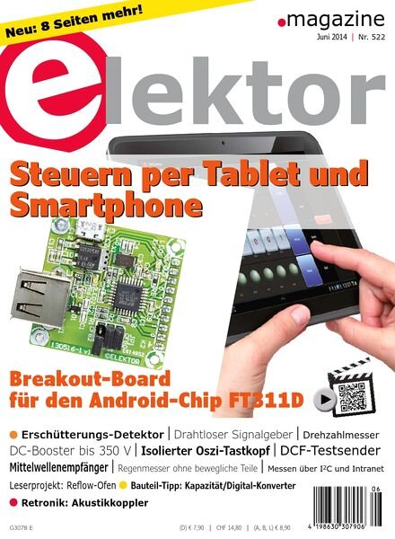 Elektor Magazin German Edition Juni N 06, 2014