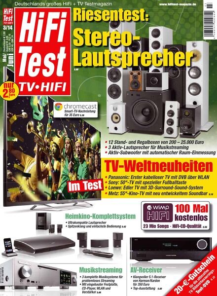 Hifi Test TV Video Magazin Mai-Juni N 03, 2014