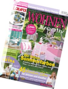 Laura Wohnen Kreativ Magazin Juni N 06, 2014