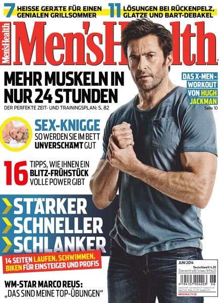 Men’s Health Germany — Juni 2014