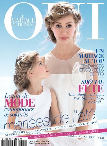 Oui Magazine N 78 – Juin-Juillet-Aout 2014