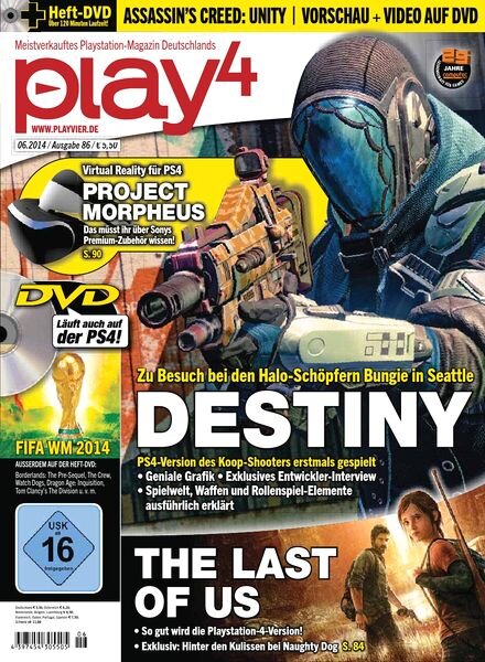 Play4 — PlayStation Magazin Juni 06, 2014