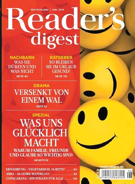 Readers Digest Germany Magazin Juni N 06, 2014