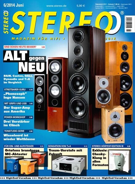 Stereo Magazin Juni N 06, 2014