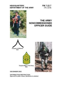 The Army Noncommissioned Officer Guide