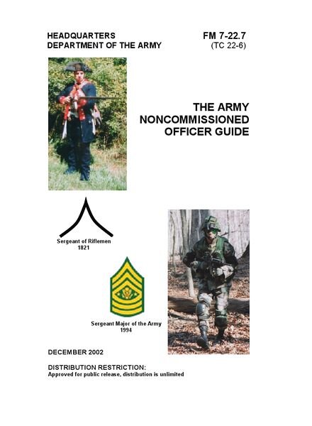 The Army Noncommissioned Officer Guide