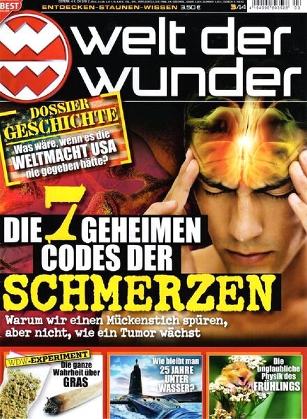 Welt der Wunder Magazin Maerz N 03, 2014