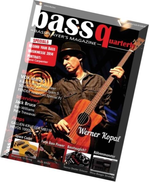 bassquarterly Bassplayer’s Magazine – Mai-Juni 2014