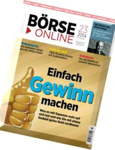 Borse Online Magazin N 23 vom 05 Juni 2014
