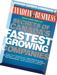 Canadian Business – July 2014