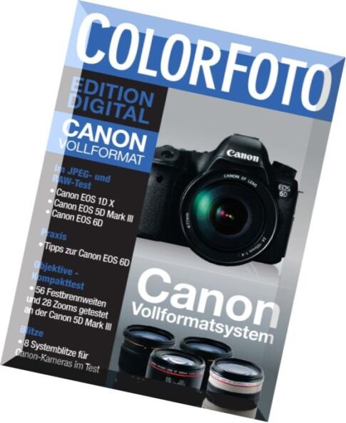 Colorfoto Edition Digital Canon Vollformatsystem