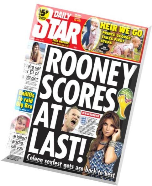 DAILY STAR – Monday, 16 June 2014