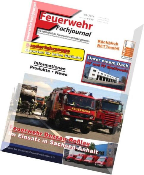 Feuerwehr Fachjournal 03, 2014