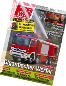 Feuerwehr Magazin Juli N 07, 2014