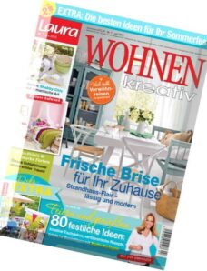 Laura Wohnen kreativ — Wohnmagazin Juli 07, 2014