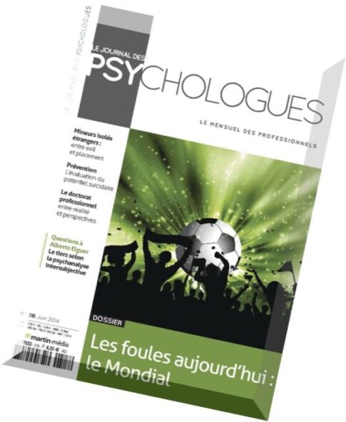 Le Journal des Psychologues N 318 — Juin 2014