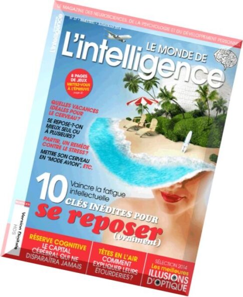 Le Monde de l’Intelligence N 37 — Juillet-Aout 2014