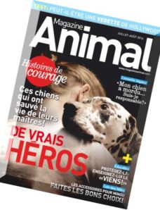 Magazine Animal – Juillet-Aout 2014