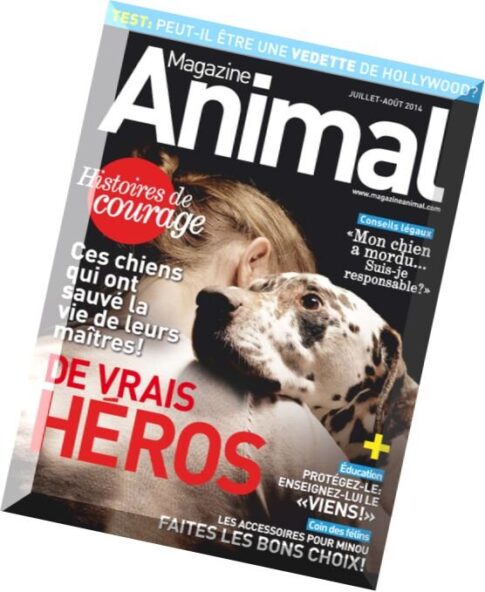 Magazine Animal — Juillet-Aout 2014