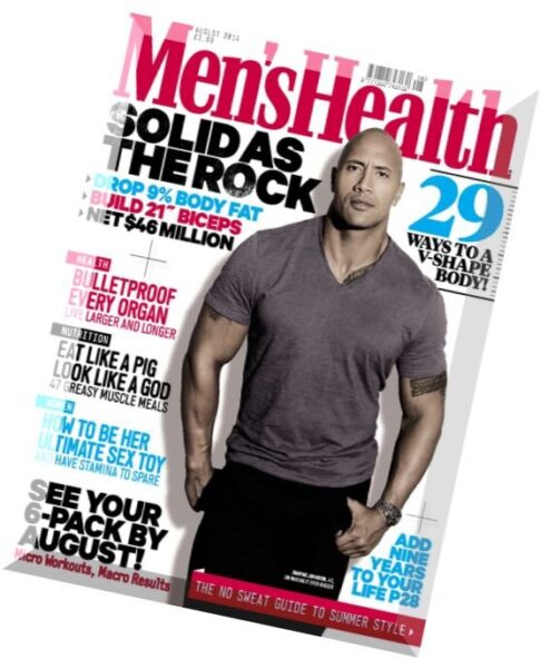 Men’s Health UK – August 2014