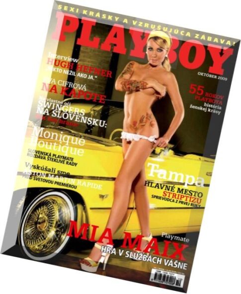 Playboy Slovakia — October 2009