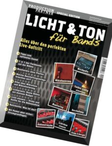 Production Partner Special Edition Licht und Ton fuer Bands Juni 2014