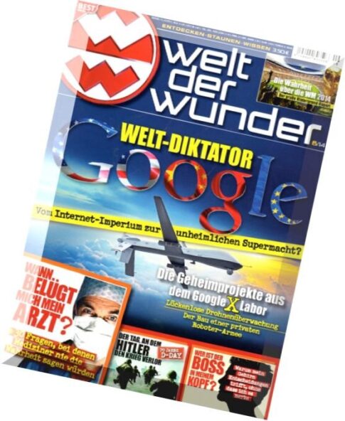 Welt der Wunder Magazin Juni N 06, 2014