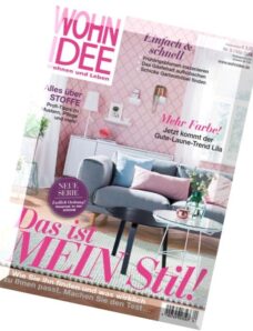 Wohn idee (Wohnen und Leben) Magazin N 05, 2014
