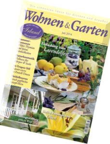 Wohnen und Garten Magazin – Juli 2014
