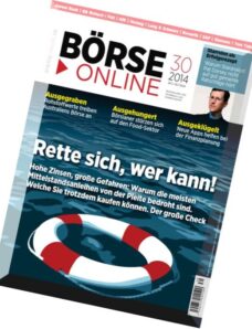 Boerse Online Magazin N 30, 24 Juli 2014