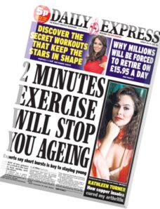 Daily Express – Monday, 28 July 2014