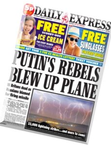 Daily Express – Saturday, 19 July 2014