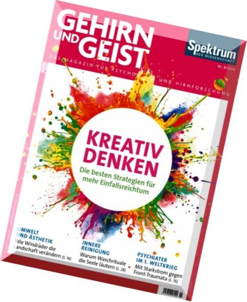 Gehirn und Geist Magazin – August 2014