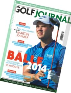 Golf Journal Sportmagazin – August 2014