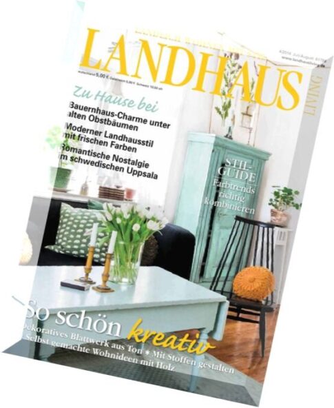 Landhaus Living — Juli-August 2014