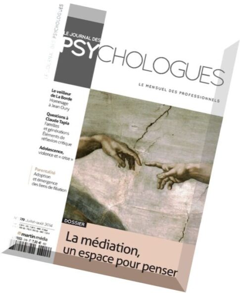 Le Journal des Psychologues N 319 — Juillet-Aout 2014