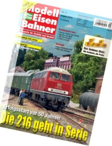 Modelleisenbahner Magazin – August 2014