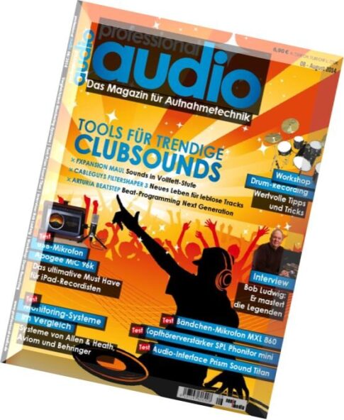 Professional Audio Magazin — August 2014