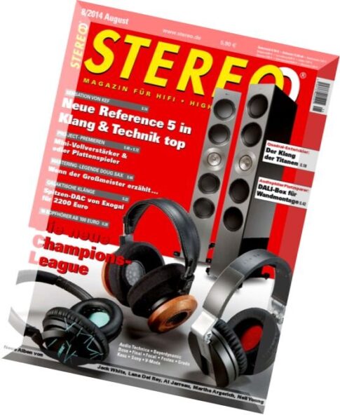 Stereo Magazin — August 2014