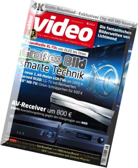 Video Homevision Magazin August N 08, 2024