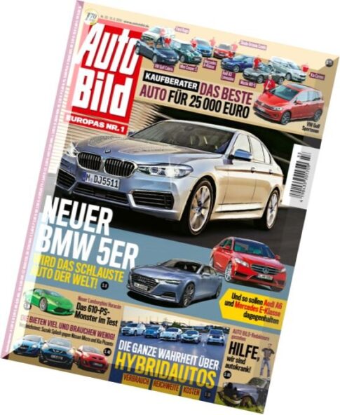 Auto Bild Magazin N 33, 15 August 2014