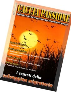 Caccia Passione – Marzo 2012