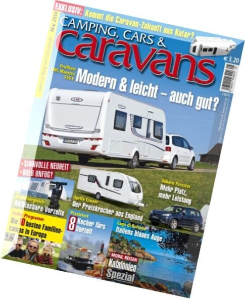 Camping, Cars & Caravans – Mai 2014