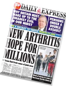 Daily Express – Monday, 11 August 2014