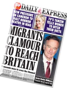 Daily Express – Tuesday, 12 August 2014