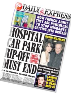 Daily Express — Wednesday, 13 August 2014